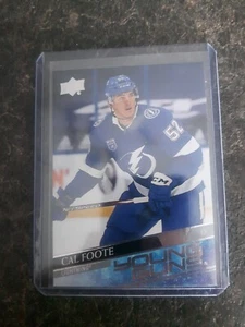 2020-21 Upper Deck Series 2 Young Guns Cal Foote YG RC Card# 476 - Picture 1 of 2