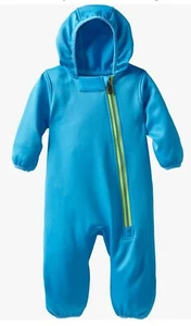 New Spyder Yummy Bunting Power Stretch 6m Ski Snow Cold Winter Blue Green - Picture 1 of 2