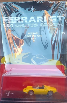FERRARI DINO 246 GTS - 1972 FERRARI GT 1:64 LIMITED EDITION N#21 - Immagine 1 di 4