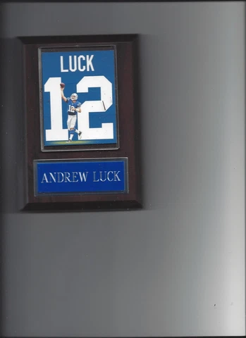 ANDREW LUCK PLAQUE INDIANAPOLIS COLTS FOOTBALL NFL PHOTO PLAQUE Cover