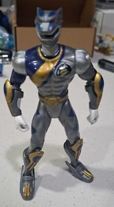 Power Rangers Wild Force Lunar Wolf Silver  Bandai 2001 - Picture 1 of 7