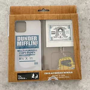 The Office Tech Accessory Bundle iPhone 12 Case - New In Box - Zdjęcie 1 z 2