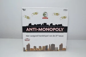 B65 UNIVERSITY GAMES ANTI-MONOPOLY MONOPOLY BOARD GAME SEALED - Picture 1 of 3