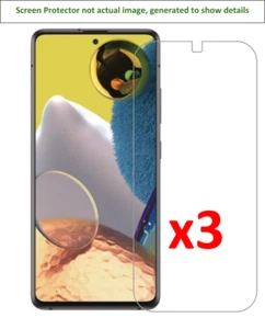 3 x Samsung Galaxy A51/A51 5G protection d'écran avec tissu - Photo 1 sur 2