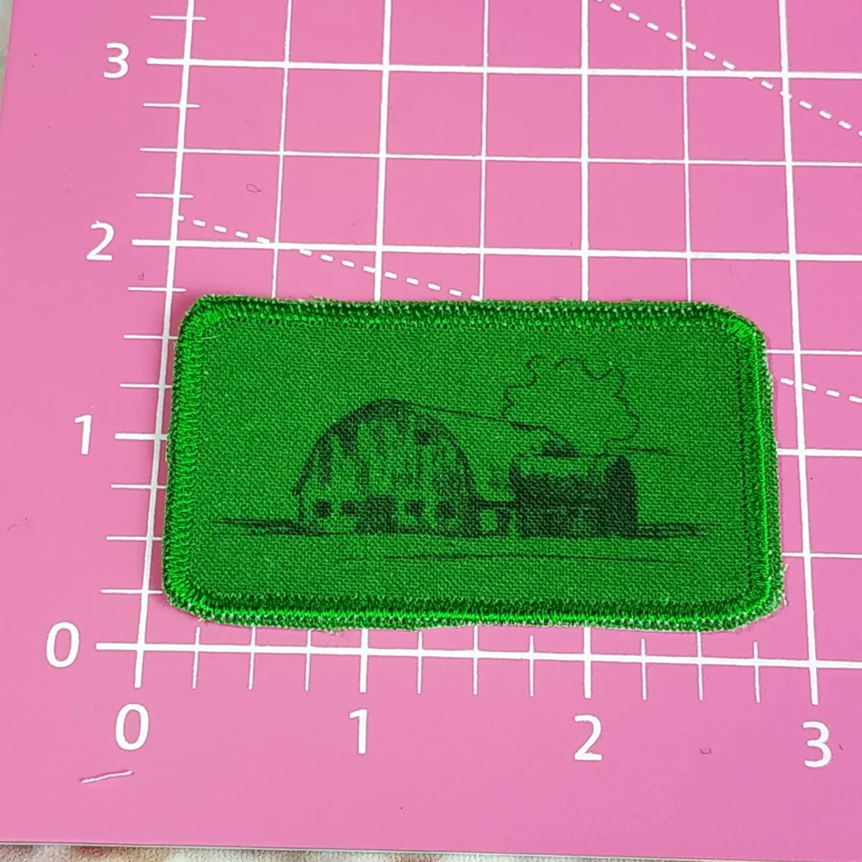 Farmers barn Patch Iron-On  Logo Applique Embroidered Patch - Image 1 of 1