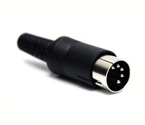 5pc DIN Male Plug Connector SCN680-P05 5P ( Tube Radio Audio Signal DIN Jack ) - Picture 1 of 7