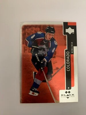 1997-98 Black Diamond Double Diamond #27 Sandis Ozolinsh - Colorado Avalanche - Image 1 of 2