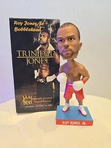 Boxer Roy Jones Jr. Boxeo Bobblehead Trinidad Jones 2008 EN CAJA Don King RARO - Imagen 1 de 10