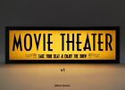 Movie Theater - Vintage Style Led Light Sign, Light Box - Usb (37)