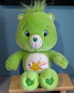 Jakks Pacific Oopsy Bear Care Bear 14” Plush 2007 Shooting Star Green - Picture 1 of 9