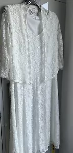Nightingales Soft Lace Dress with Jacket 18 BNWT Mother Of The Bride - Picture 1 of 5
