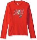 Outerstuff NFL Girls 7-16"Super Charged Long Sleeve Tee-Red-M(10-12), Tampa B...