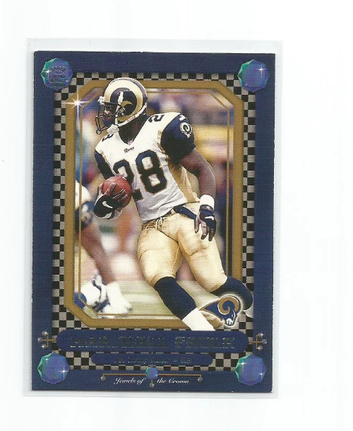 MARSHALL FAULK (Rams) 2001 PACIFIC CROWN ROYALE JEWELS OF THE CROWN INSERT #20 - Image 1 of 1
