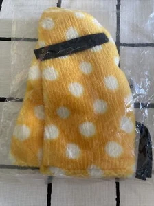 Bird Buddy Bright Soft Toys Yellow White Polka Dot Pattern - Picture 1 of 5