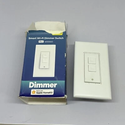 Meross MSS560 Smart Wi-Fi Dimmer Light Switch works with Alexa, HomeKit, Google - Image 1 of 2