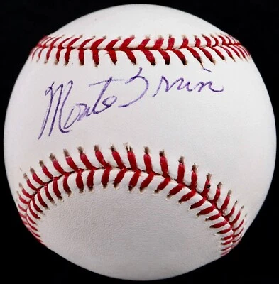 Monte Irvin, New York Giants — Autographed OMLB — PSA & Steiner Authentication - Image 1 of 2