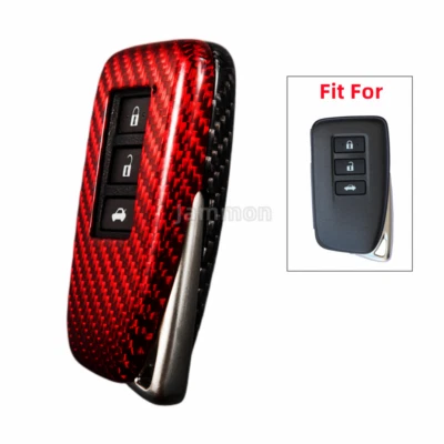 Чехол-брелок из углеродного волокна для Lexus GS200t ES350 IS RC300 NX LX570 RX350 F - Изображение 1 из 3