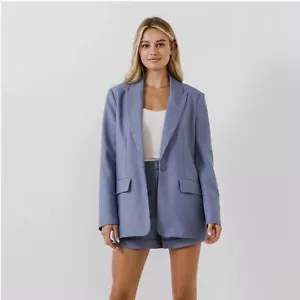 Blazer monopetto Endless Rose taglia small nuovo con etichetta blu un bottone - Foto 1 di 10