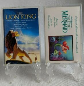 LITTLE MERMAID & LION KING 2 cassette tape lot Disney Original Soundtrack