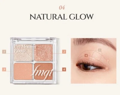 THE FACE SHOP Eye Moment Palette #04 Natural Glow Eye Shadow Korean Cosmetics - Image 1 of 4