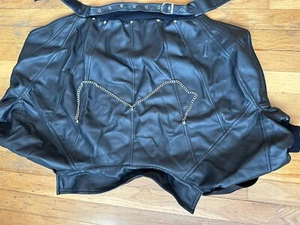 Fashion Pet XL Polyvinyl Dog Leather Look Coat - Picture 1 of 4