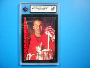 1994/95 UPPER DECK SP NHL HOCKEY CARD #181 JAROME IGINLA ROOKIE KSA 7.5 NM+ UD