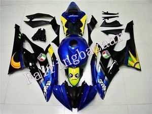 Fit for 2008-2016 YZF R6 Blue Black Yellow Shark ABS Injection Fairing Kit - Picture 1 of 8