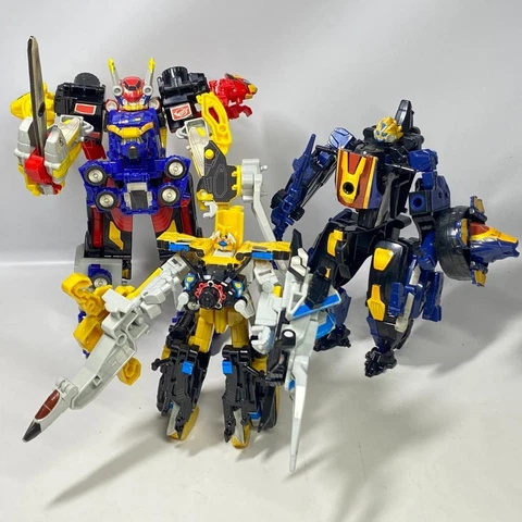 Go Busters MiniPla set Mini Pla Power Rangers BEAST MORPHERS Zord Megazord Japan Cover