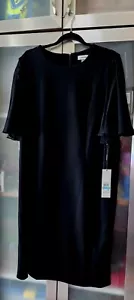 Calvin Klein Pencil dress Plus Size 20W Black Sleeveless 42''Long - Picture 1 of 3
