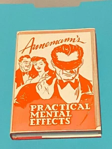 magic book Annemann Pratical Mental Effects Rare Hard cover 1972 - Picture 1 of 1