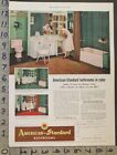 1954 AMERICAN-STANDARD BATHROOM FIXTURE PLUMBING ARCHITECTURE DECOR AD 29545