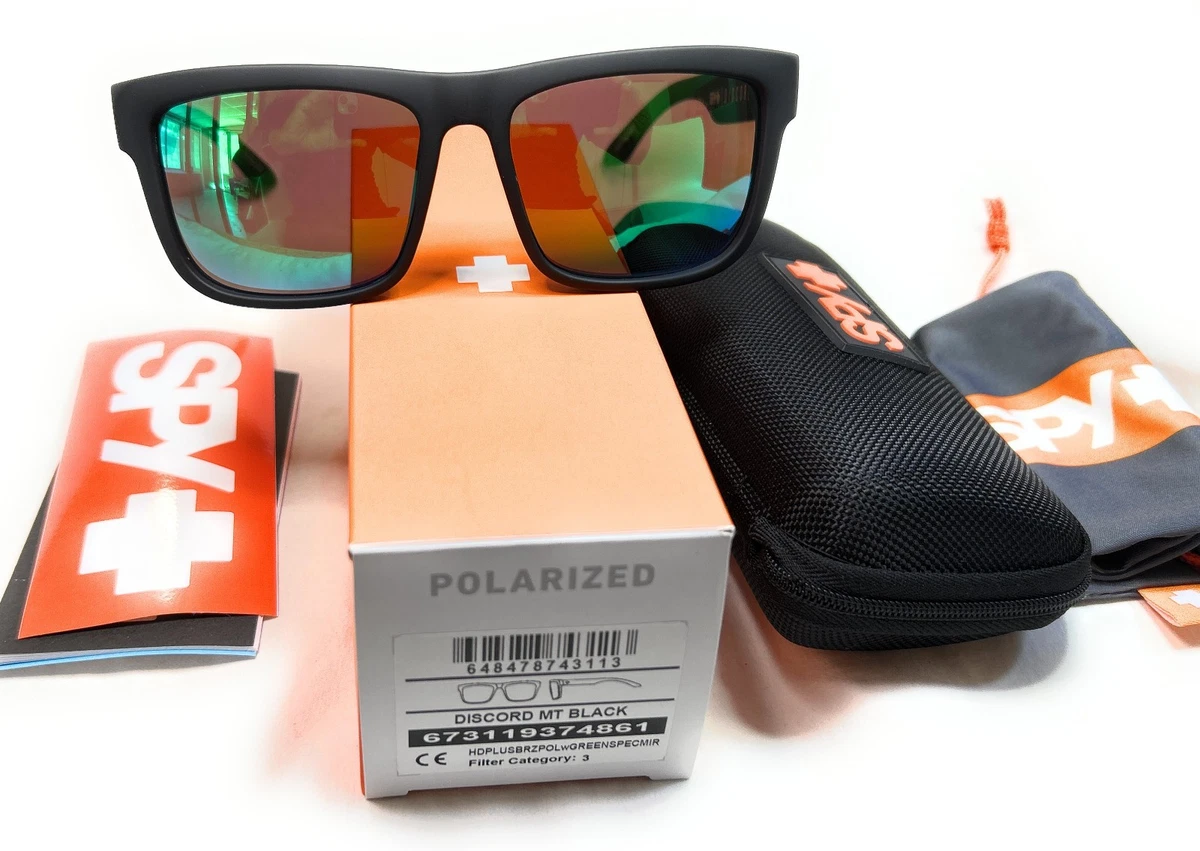 スパイ CZAR（MATTE BLACK/TORT FADE-HAPPY BRONZE POLAR w/BLACK SPECTRA MIRROR） … Green Spectra Mirror Sunglasses SPY CZAR MATTE BLACK/TORT FADE