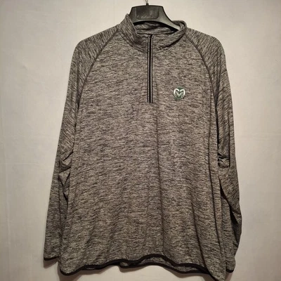 Pullover Colorado Rams Holloway 1/4 cuarto cremallera gris damas 2XL Foto 1 de 4