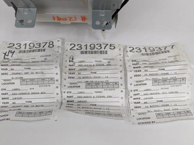 2008-2009 Infiniti G37 AC Air Temperature Heater Roof Climate Control CD Player Foto 1 de 4