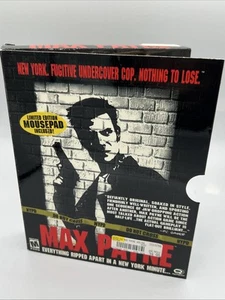 Max Payne (PC, 2001) Big Box Einzelhandel mit Mousepad Brandneu Fabrikversiegelte Box - Bild 1 von 13
