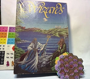 CIB Avalon Hill 1982 WIZARDS Adventure in the Enchanted Islands UNPUNCHED 1st Ed - Bild 1 von 17