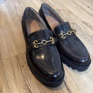 Circus By Sam Edelman Lug Sole Loafers S 10 Womens Quiet luxury Academia Preppy - Picture 1 of 10