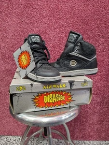 Zapatos de Skate Vintage Años 90 Airwalk Disaster Series "Black Out" Talla 6.5 - Imagen 1 de 8