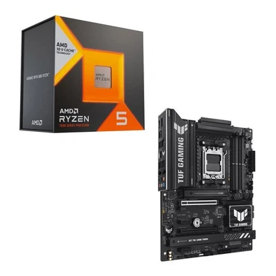 AMD Ryzen 5 7600X3D CPU + ASUS B850-P TUF Gaming WiFi AM5 Motherboard Bundle - Image 1 of 4