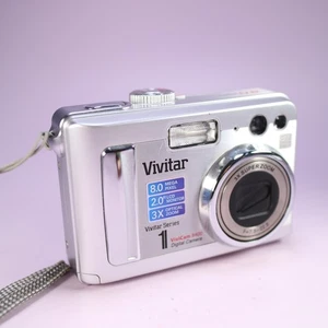Vivitar Digital Camera Vivicam 8400 8.0MP Silver Tested - Picture 1 of 8