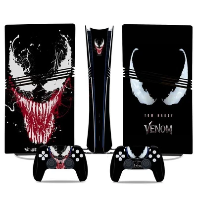 PS5Pro Standard Disc Digital Console Skin Sticker Decal Venom Fashion Stickers - Image 1 of 4