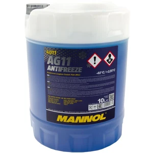 Kühlerfrostschutz MANNOL G11 AG11 Antifreeze 10 Liter Fertiggemisch -40°C blau  - Bild 1 von 5