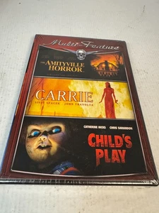 amityville horror/ carrie/ childs play Triple Feature (DVD) - Picture 1 of 2
