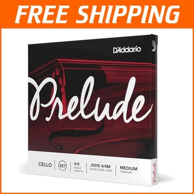 4/4 D’Addario Prelude Cello Strings - Solid Steel Core, Economical & Durable - Image 1 of 4