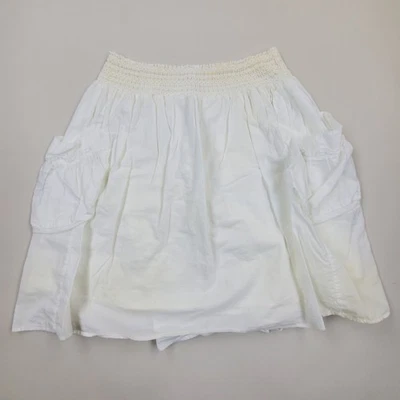 De Colección Años 90 Mossimo Supply Co Mujer Campesina Falda Blanca Mini Caprichosa Gótica Hada S Foto 1 de 4