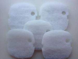 5 x SunSun HW-302 External Filter Media White Poly Filter Wool Pads - Picture 1 of 3