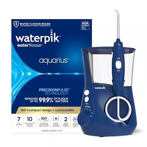 Waterpik Aquarius Water Flosser professionale per denti, gengive, bretelle blu WP-663 - Foto 1 di 7