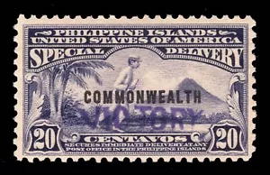 MUJERES: SELLOS DE ESTADOS UNIDOS FILIPINAS #E9 VICTORIA EMBALAJE ORIGINAL COMO NUEVO OG H LOTE #94147* - Imagen 1 de 2