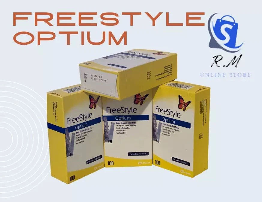 Abbott Freestyle OPTIUM Blood Glucose 100 Test Strips ( Exp Date November 26) - image 1 of 2