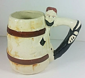 Takiya Fass Kaffeetasse 5 Zoll Becher Tee Japan Hillbilly Cowboy Umarmung Rodeo Western - Bild 1 von 7